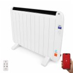 Radiateur Électrique Yoevu 1500W 10 Éléments Télécommande Alexa Google Home