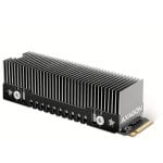 Axagon Clr-m2xt Kühlkörper – M.2 SSD, 80 mm SSD, Alu-Gehäuse, Höhe 24 mm