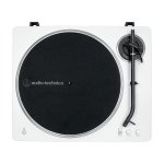 Gira-discos Audio-Technica AT-LP70XBT Bluetooth 5.2 correia branco