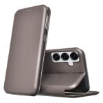 Custodia Flip Cover Elegance Silver Cool per Samsung Galaxy S24 / S25