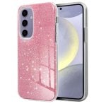 Cool Glitter Capa Rosa para Samsung Galaxy S24 / S25