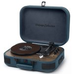 Platine vinyle à entraînement direct 3 vitesses Muse MT-201 OB Bluetooth USB Bleu