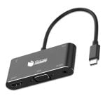 PcCom Essential Adaptador HUB 6 en 1 USB-C a 1x HDMI, 1 x VGA, 1x Audio Jack 3.5mm, 1x USB 3.0, 1x USB-C PcCom Essential Adaptador HUB 6 en 1 USB-C a 1x HDMI, 1 x VGA, 1x Audio Jack 3.5mm, 1x USB 3.0, 1x USB-C