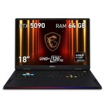 MSI Raider A18 HX A9WJG-039ES MiniLED AMD Ryzen 9 9955HX3D 64GB 2 TB SSD RTX 5090/18" W11