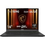MSI Stealth A16 AI+ A3XWJG-021XES OLED AMD Ryzen AI 9 HX 370 64GB 1TB SSD RTX 5090 16" MSI Stealth A16 AI+ A3XWJG-021XES OLED AMD Ryzen AI 9 HX 370 64GB 1TB SSD RTX 5090 16"