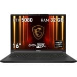 MSI Stealth A16 AI+ A3XWIG-022XES OLED AMD Ryzen AI 9 HX 370 32GB 1TB SSD RTX 5080 16" MSI Stealth A16 AI+ A3XWIG-022XES OLED AMD Ryzen AI 9 HX 370 32GB 1TB SSD RTX 5080 16"