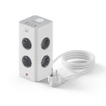 EWENT STECKDOSENLEISTE 8 SHUCKO-STECKDOSEN + 2 USB-A + 2 USB-C EWENT STECKDOSENLEISTE 8 SHUCKO-STECKDOSEN + 2 USB-A + 2 USB-C