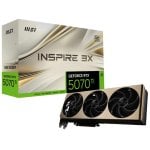 MSI GeForce RTX 5070 Ti INSPIRE 3X OC PLUS 16GB GDDR7 Reflex 2 RTX AI DLSS MSI GeForce RTX 5070 Ti INSPIRE 3X OC PLUS 16GB GDDR7 Reflex 2 RTX AI DLSS