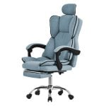 ML-Design Silla de Oficina Ergonómica Regulable Azul ML-Design Silla de Oficina Ergonómica Regulable Azul