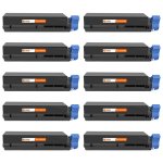PcCom Essential OKI B410/B420/B430/B440/MB460/MB470/MB480 Tóner Compatible Negro Pack 10