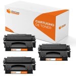 PcCom Essential HP Q7553X/53X Tóner Compatible Negro Pack 3