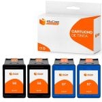 PcCom Essential HP 56/57 Cartucho Tinta Compatible Negro/tricolor Pack 4