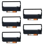 PcCom Essential Epson ERC38/ERC34/ERC30 Cinta Matricial Compatible Negro Pack 5