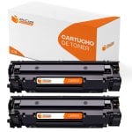 PcCom Essential HP C4092A/92A Tóner Compatible Negro Pack 2