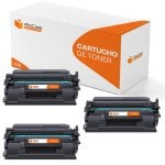 PcCom Essential HP CF287X/87X Tóner Compatible Negro Pack 3