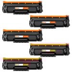 PcCom Essential HP W1390X/139X Tóner Compatible Negro Pack 5