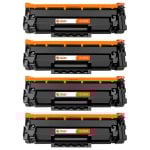 PcCom Essential HP W1390A/139A Tóner Compatible Negro Pack 4