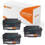 PcCom Essential HP CE255X/55X Tóner Compatible Negro Pack 3