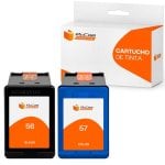 PcCom Essential HP 56/57 Cartucho Tinta Compatible Negro/tricolor Pack 2