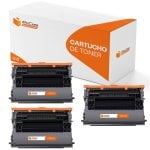PcCom Essential HP CF237X/37X Tóner Compatible Negro Pack 3