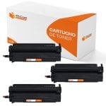 PcCom Essential HP 15A/13A/24A Tóner Compatible Negro Pack 3