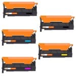 PcCom Essential Samsung CLT-K406S/CLT-C406S/CLT-M406S/CLT-Y406S/CLP360/CLX3305 Tóner Compatible Negro/Cian/Magenta/Amarillo Pack 5