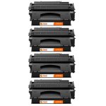 PcCom Essential HP Q7553X/53X Tóner Compatible Negro Pack 4