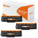PcCom Essential HP W1390X/139X Tóner Compatible Negro Pack 3
