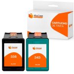 PcCom Essential HP 338/343 Cartucho Tinta Compatible Negro/tricolor Pack 2