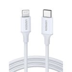 Lightning-Kabel Ugreen 10493 1 m USB-C zu Lightning Weiß MFI Schnellladen