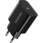 Ugreen 10191 Cargador Carga Rápida 20W USB-C Negro Ugreen 10191 Cargador Carga Rápida 20W USB-C Negro