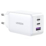Ugreen Nexode Cargador Carga Rápida Gan 65w 2 USB-C + 1 USB-A Blanco Ugreen Nexode Cargador Carga Rápida Gan 65w 2 USB-C + 1 USB-A Blanco