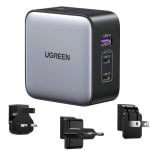 Ugreen Nexode Cargador Carga Rápida GaN 65W 2 USB-C + 1 USB-A Gris Ugreen Nexode Cargador Carga Rápida GaN 65W 2 USB-C + 1 USB-A Gris