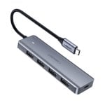 Ugreen 70336 HUB 4 en 1 USB-C a 3 USB-A 3.0/Micro USB Gris Ugreen 70336 HUB 4 en 1 USB-C a 3 USB-A 3.0/Micro USB Gris