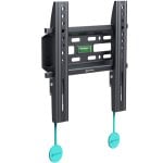 Supporto TV Onkron da parete per schermi da 17 a 43 pollici - Supporto TV universale da parete con peso fino a 30 kg - Braccio TV da parete con Vesa da 75x75 a 200x200 / Supporto TV fisso da parete FM1-B nero