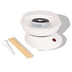 Macchina per zucchero filato Vidaxl 480 W Bianca Macchina per zucchero filato Vidaxl 480 W Bianca