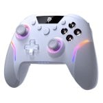 EasySMX X20 Kabelloses Gamepad RGB Bluetooth/2,4GHz 1000mAh USB-C Weiß für PC/Switch/Android/iOS