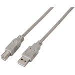 Aisens A101-0002 Cable USB 2.0 para Impresora USB-A a USB-B 1.8m Beige
