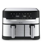 Airfryer Moulinex Dual Easy Fry EZ905D20 Double Panier 8,3L 2450W Inox