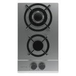 Placa de gas Cecotec Bolero Squad G 2200S 2 fuegos WOK 5,25 kW Inoxidable