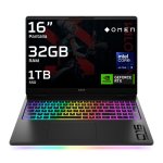 Ordinateur portable HP OMEN MAX 16-ah0001ns 16" Intel Core Ultra 9 32GB 1TB SSD RTX 5070 Ti Windows 11