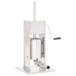 Vidaxl Máquina de Enchidos Manual De Aço Inoxidável 3 L Prateada