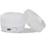 Vidaxl Essiccatore per alimenti con 6 vassoi impilabili rotondo bianco Vidaxl Essiccatore per alimenti con 6 vassoi impilabili rotondo bianco