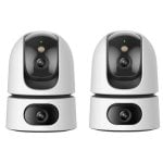 Videocamere di sorveglianza Imou Ranger Dual Pack 2 Unità 3MP Visione Notturna Interna Rilevamento IA Audio Bidirezionale