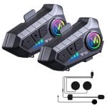 Klack Y10 Auricular Intercomunicador para Moto Bluetooth, Resistencia IPX6 y Sonido Hi-Fi (2 Unid.) Klack Y10 Auricular Intercomunicador para Moto Bluetooth, Resistencia IPX6 y Sonido Hi-Fi (2 Unid.)