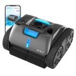 Wybot C1 Max Limpiafondos Inalámbrico Piscina con Aplicación Autonomía de 180 A 240min Gris