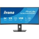iiyama ProLite XCB3494WQSU-B1 34" LED VA UltraWide QHD 120Hz Altura Ajustable FreeSync Premium Curva iiyama ProLite XCB3494WQSU-B1 34" LED VA UltraWide QHD 120Hz Altura Ajustable FreeSync Premium Curva