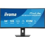 iiyama ProLite XCB3497WQSNP-B1 34" LED VA UltraWide QHD 120Hz Altavoces Altura Ajustable Curva USB-C iiyama ProLite XCB3497WQSNP-B1 34" LED VA UltraWide QHD 120Hz Altavoces Altura Ajustable Curva USB-C