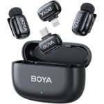Boya Mini-12 Micrófono 5g Dual 100m Cancelación Ruido Lightning/usb-c 30h Negro Boya Mini-12 Micrófono 5g Dual 100m Cancelación Ruido Lightning/usb-c 30h Negro