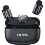 Boya Mini-15 Micrófono 5g Cancelación Ruido Con Ia Lightning100m 48khz Negro Boya Mini-15 Micrófono 5g Cancelación Ruido Con Ia Lightning100m 48khz Negro